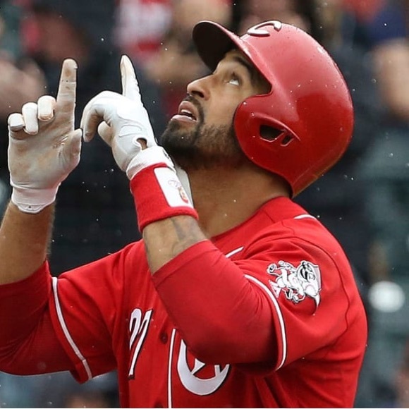 VINTAGE CINCINNATI REDS (KEMP) JERSEY!!! LOADED WITH VINTAGE CINCI REDS PATCHES - Picture 13 of 13